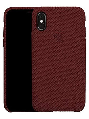 Fabric Cover For iPhone X / XS - Red