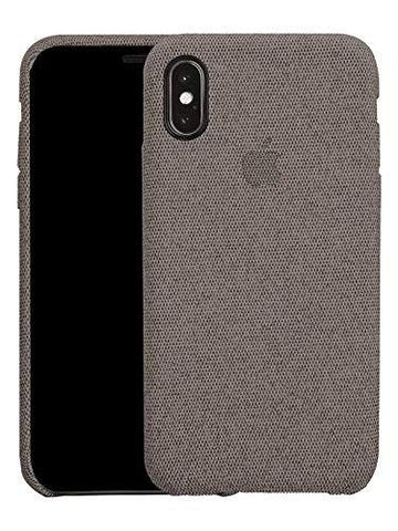 Fabric Cover For iPhone XS Max - Dark Grey