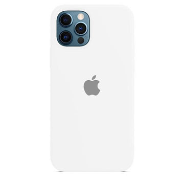 iPhone 12 Pro Max Silicone Case - White