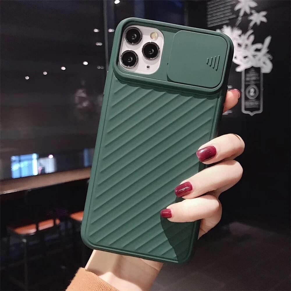 iPhone 12 & 12 Pro Silicone Sutter Case - Green