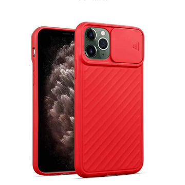 iPhone 12 & 12 Pro Silicone Sutter Case - Red