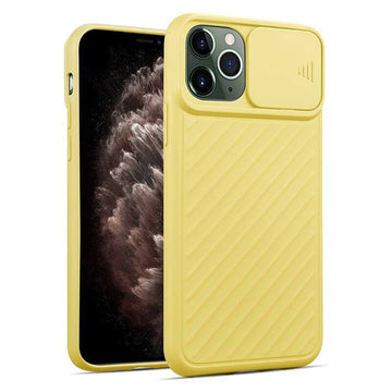 iPhone 12 & 12 Pro Silicone Sutter Case - Yellow