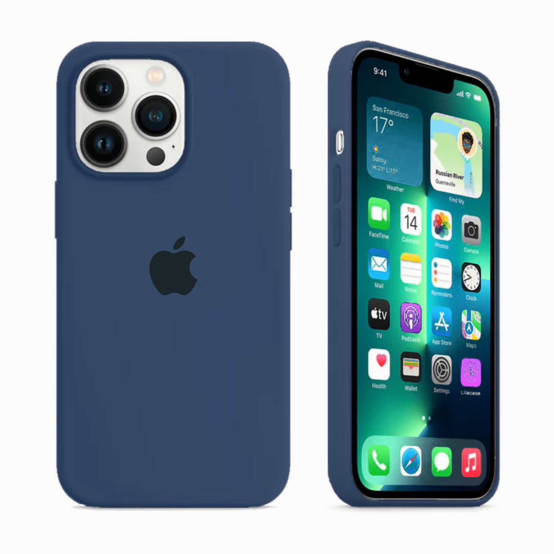 iPhone Silicone Case - Blue