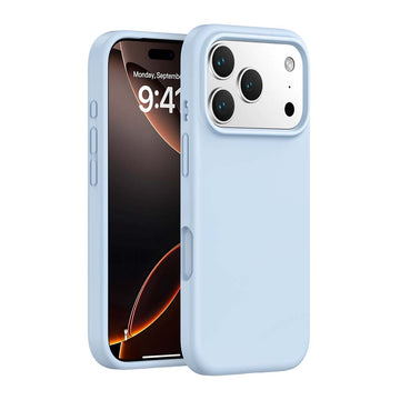 iPhone 17 Pro Max Silicone Case - Cloud Blue