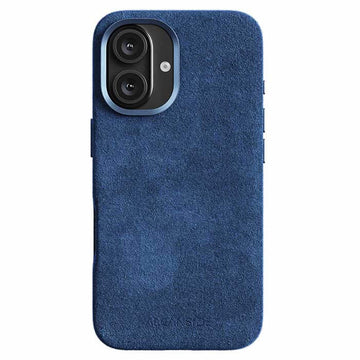 Alcantara Case for iPhone 16 - Blue