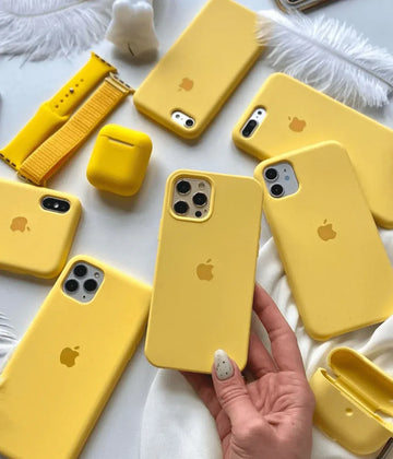 iPhone Silicone Case - Yellow