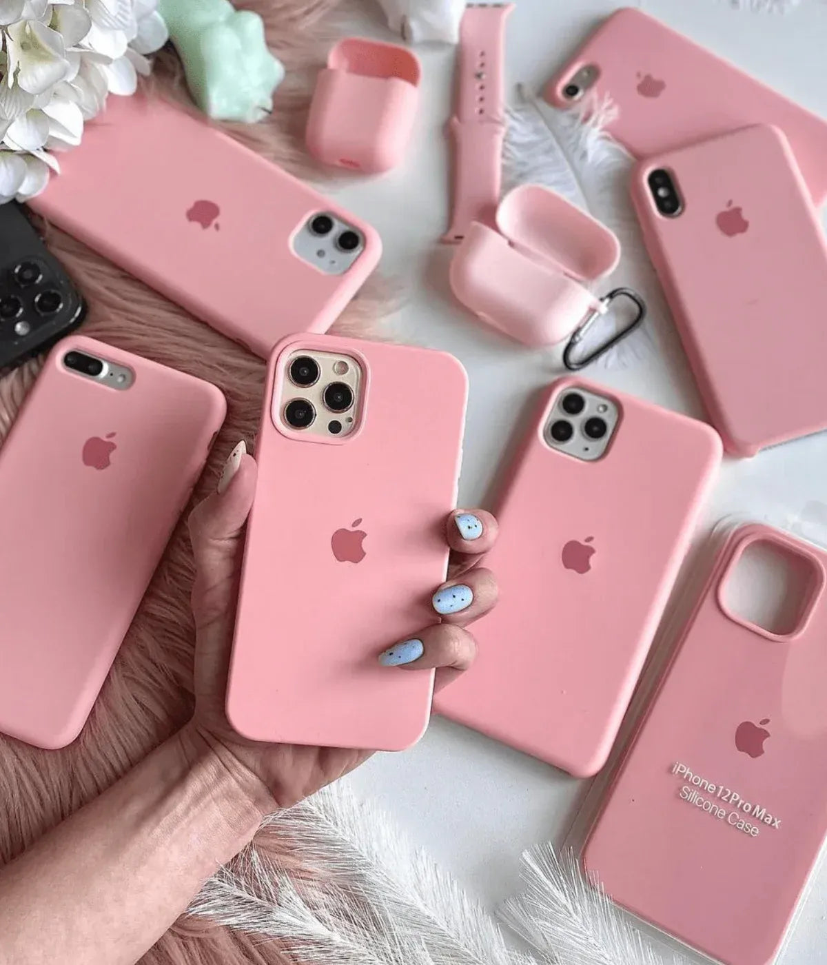 iPhone Silicone Case Pink