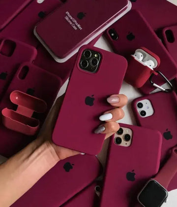 iPhone Silicone Case - Plum