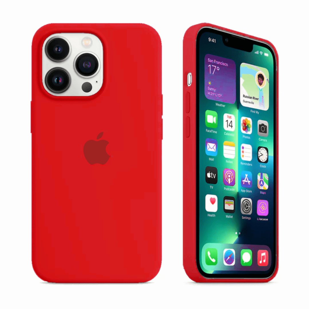 iPhone Silicone Case - Red