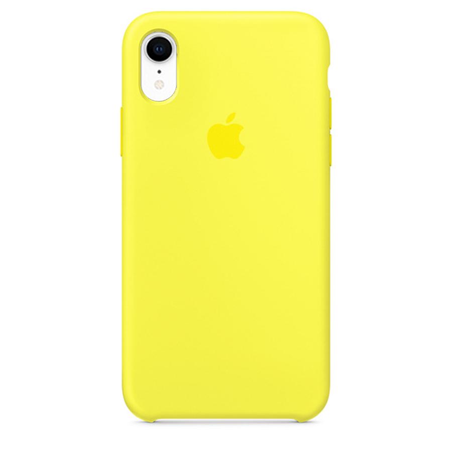 Silicone Case For iPhone XR Yellow - Main Image