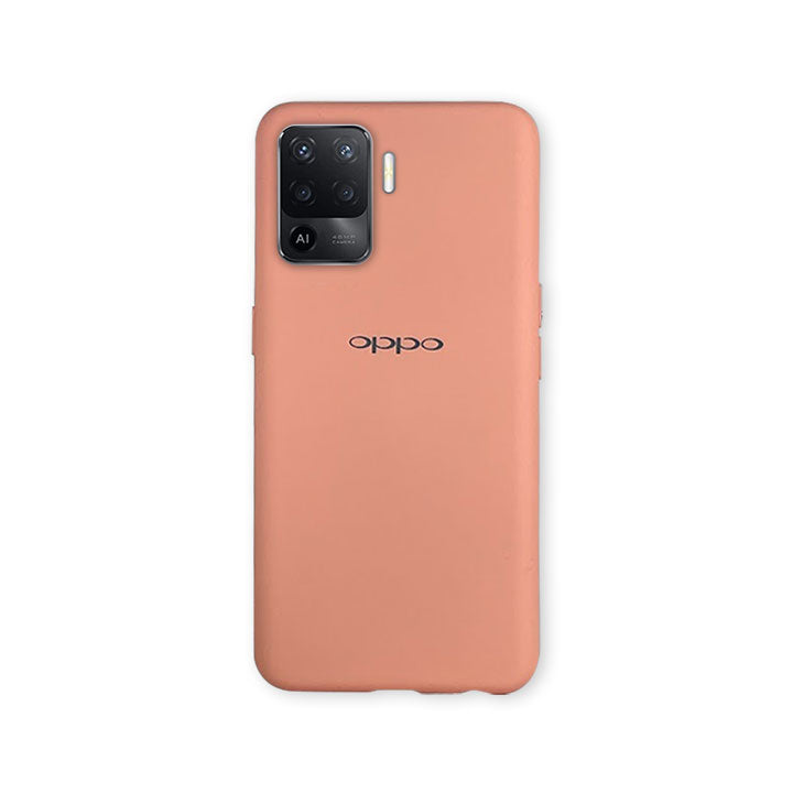 OPPO F19 Pro Silicone Cover - Pink