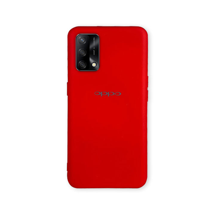 OPPO F19 Silicone Cover - Red