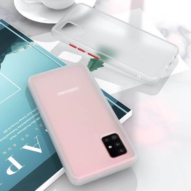 White Matte Cover - Samsung M51