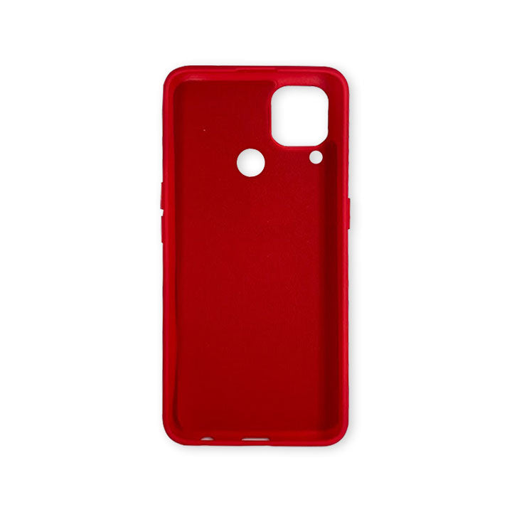 Realme C15 Silicone Cover - Red