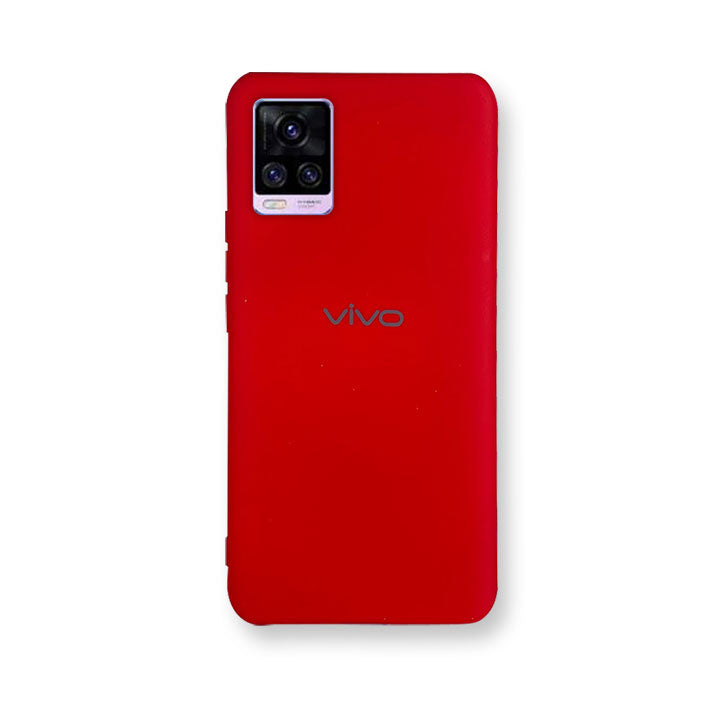 VIVO V20 Silicone Cover - Red