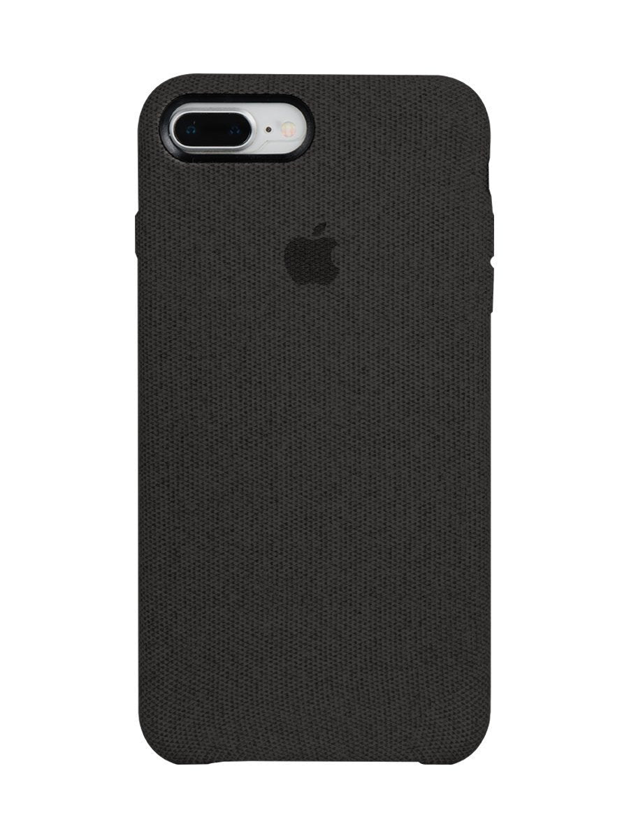Fabric Case For iPhone 7 Plus - Black - Mobilegadgets360
