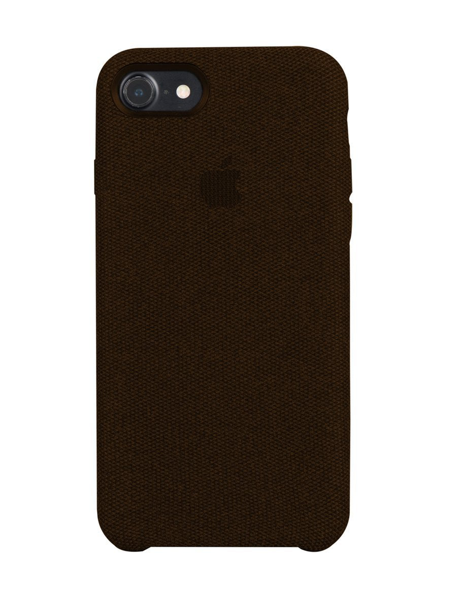 Fabric Case For iPhone 8 - Brown - Mobilegadgets360