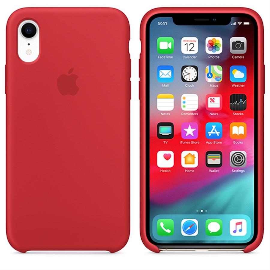 Silicone Case For iPhone XR - Red