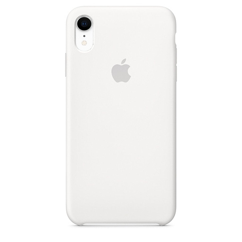 Silicone Case For iPhone XR - White