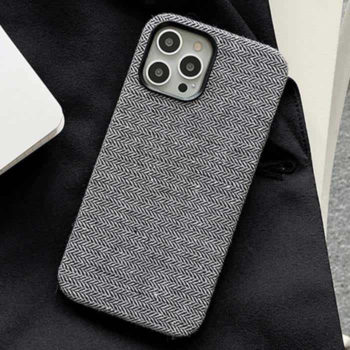 iPhone 14 Pro Fabric Case - Black