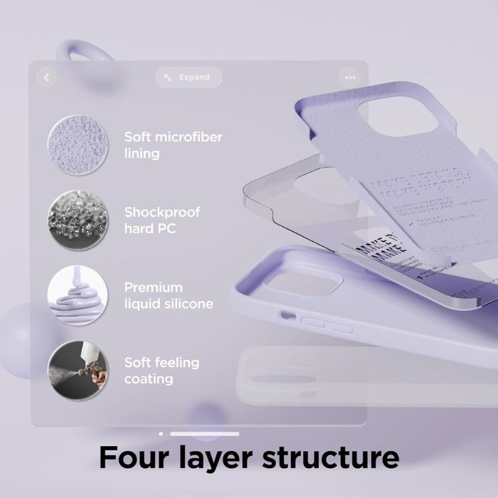 iPhone Silicone Case - Lavender