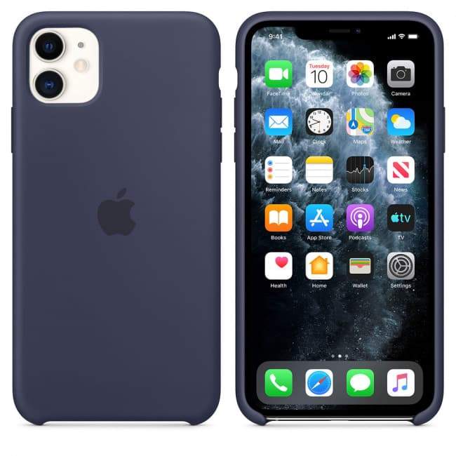 Silicone Case For iPhone 11 - Midnight Blue