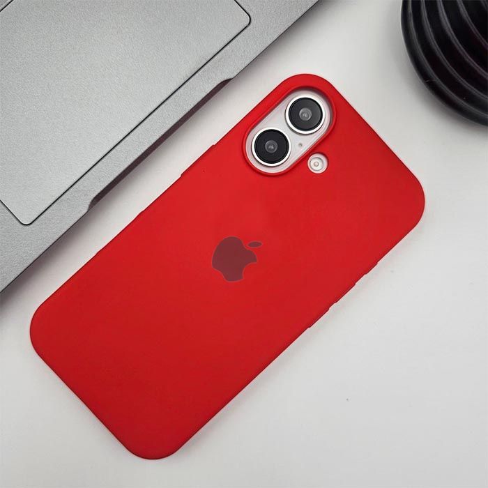 iPhone 17 Silicone Case - Red