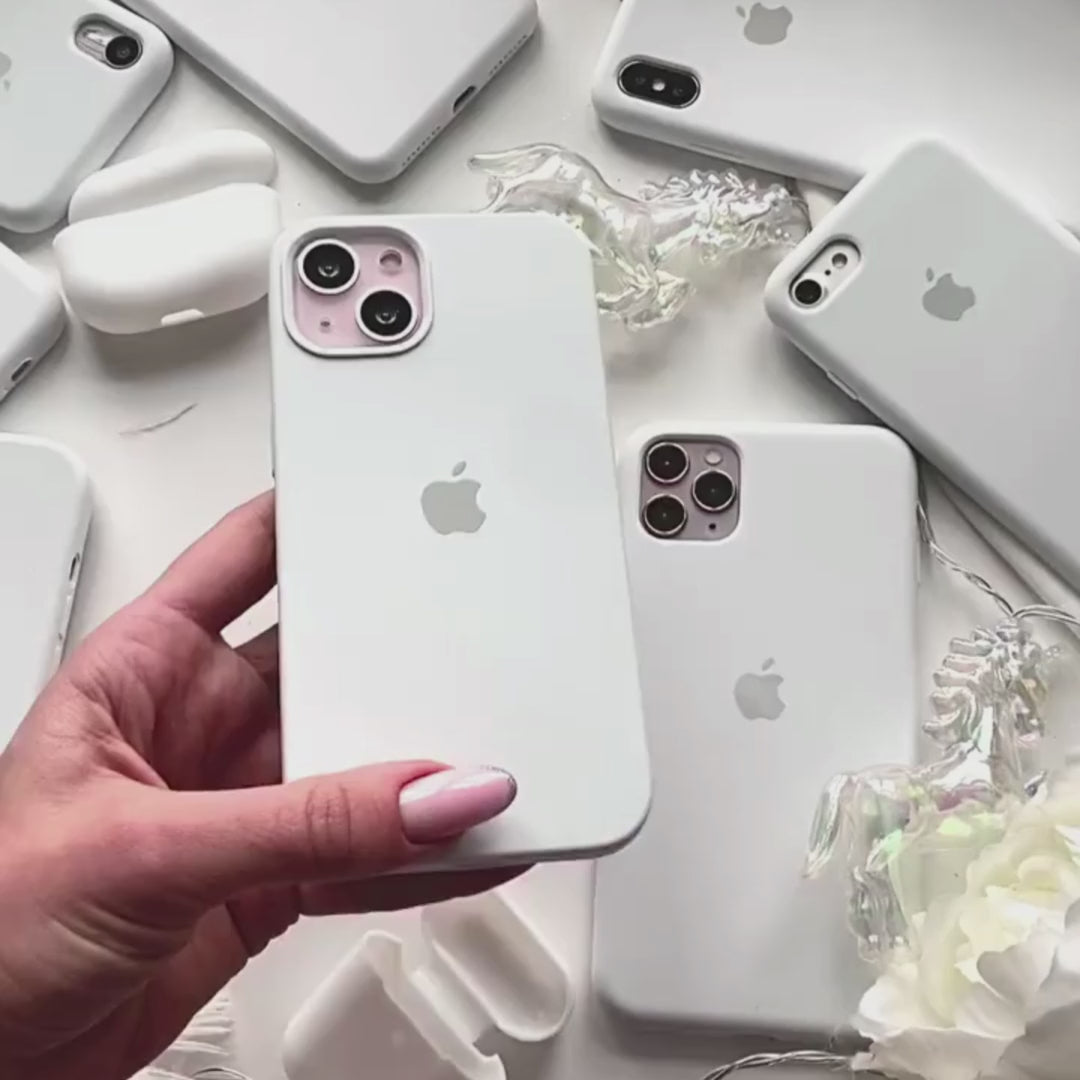 iPhone Silicone Case - White