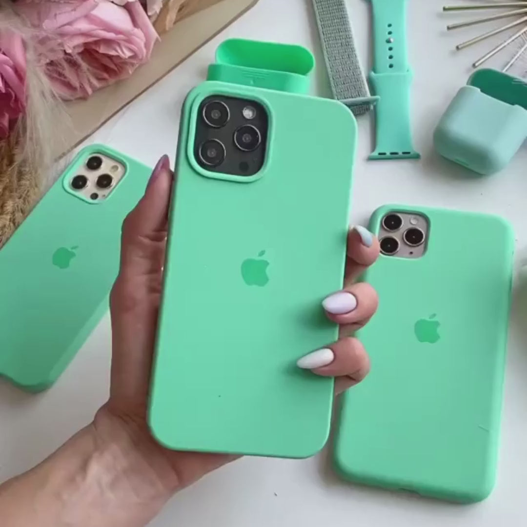 iPhone Silicone Case - Spearmint Green