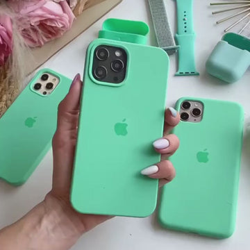 iPhone Silicone Case - Spearmint Green