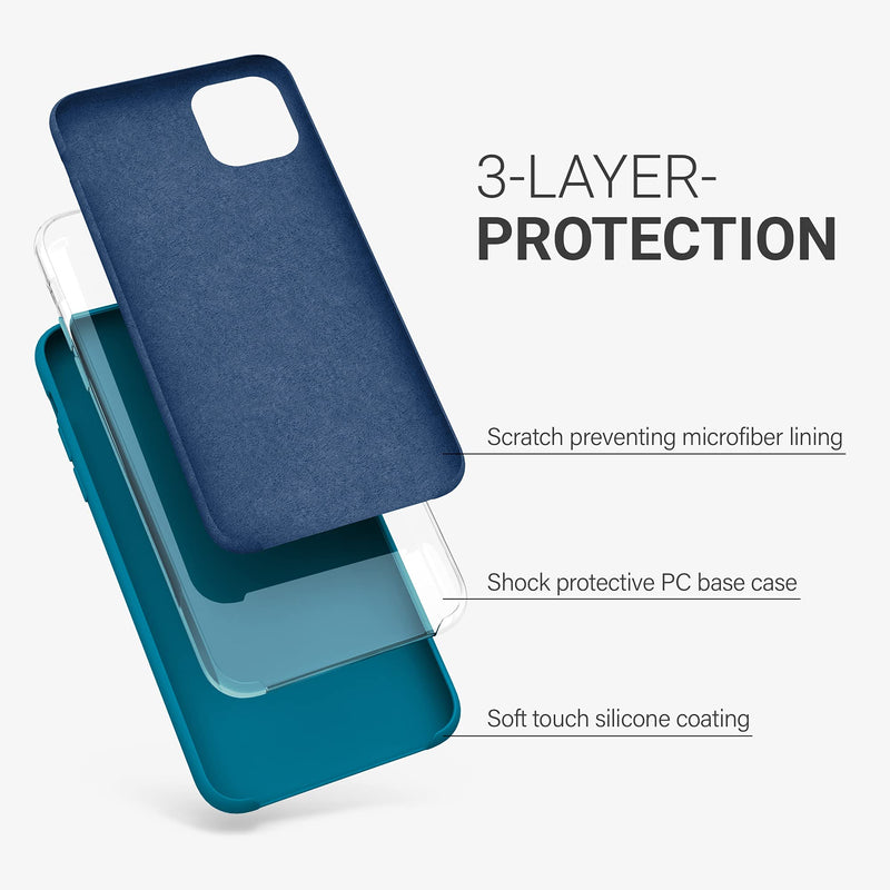 iPhone 12 Mini - Baby Blue Silicone Case – iKaseU
