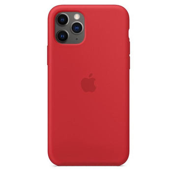 Silicone Case For iPhone 11 Pro Max - Red