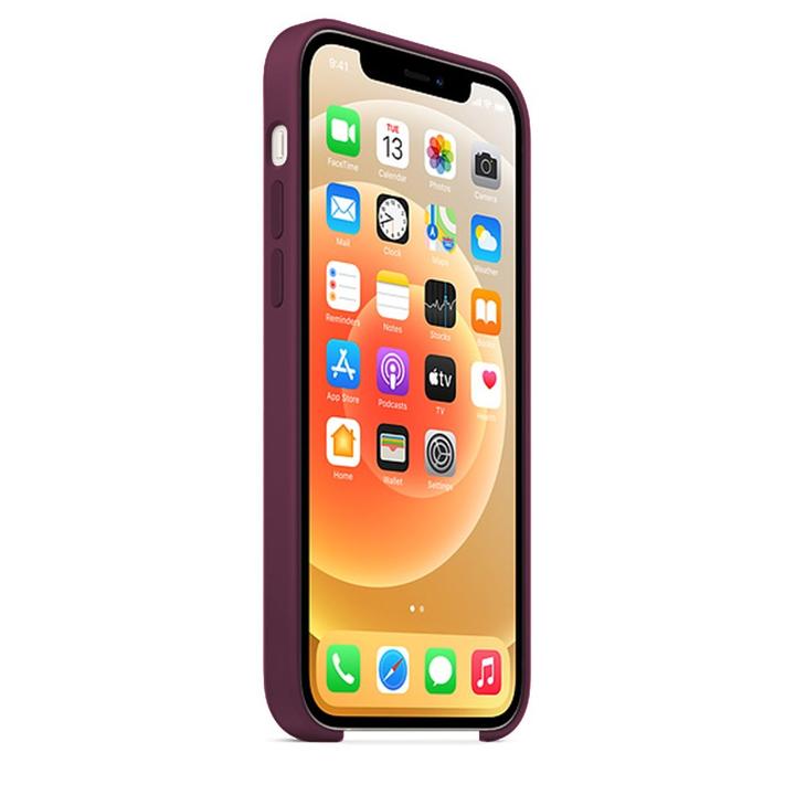iPhone 12 Pro Max Silicone Case - Plum