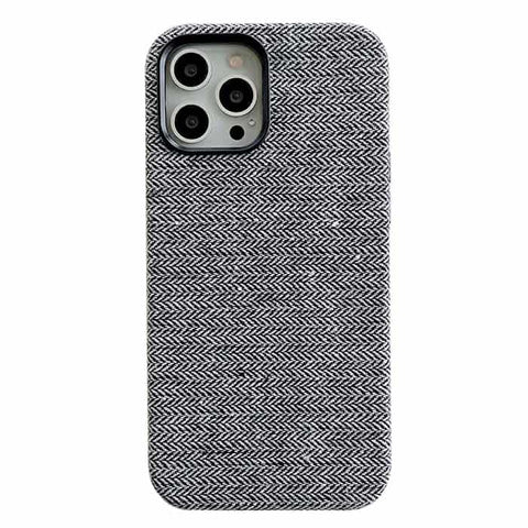 iPhone 14 Plus Fabric Case - Black