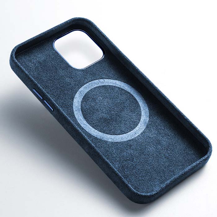 iPhone 14 Pro Alcantara Case - Royal Blue