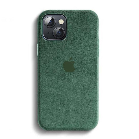 iPhone 13 Alcantara Case - Green