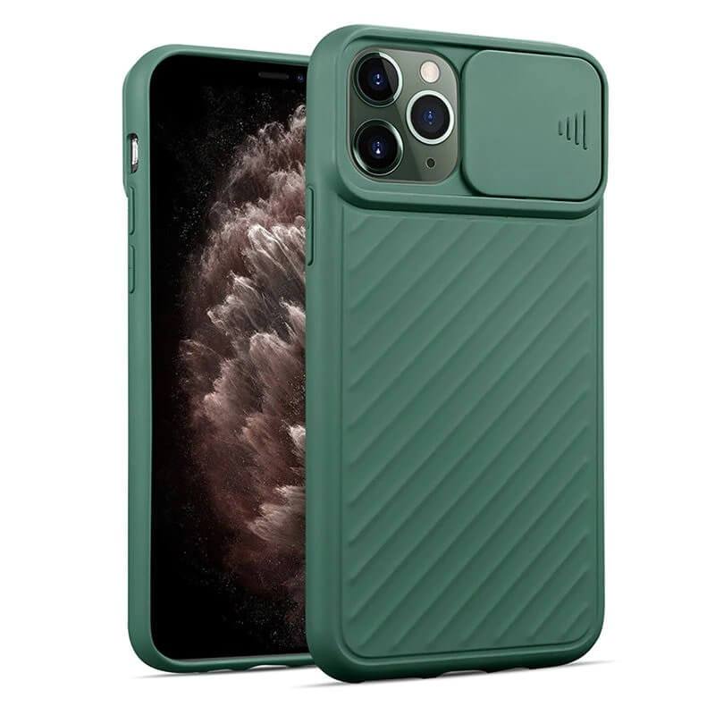 iPhone 12 & 12 Pro Silicone Sutter Case - Green
