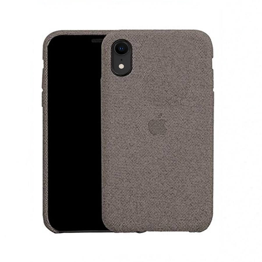 Dark Grey Fabric Case - iPhone XR