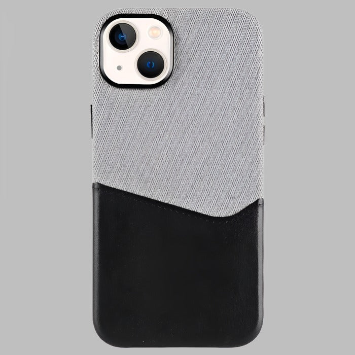iPhone 15 Plus Wallet Fabric Case