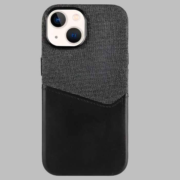 iPhone 15 Plus Wallet Fabric Case