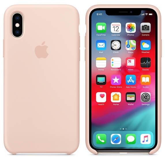 Silicone Case For iPhone X / XS - Golden