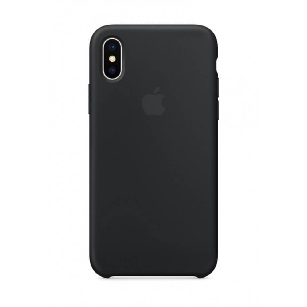 Silicone Case For iPhone X / XS - Black
