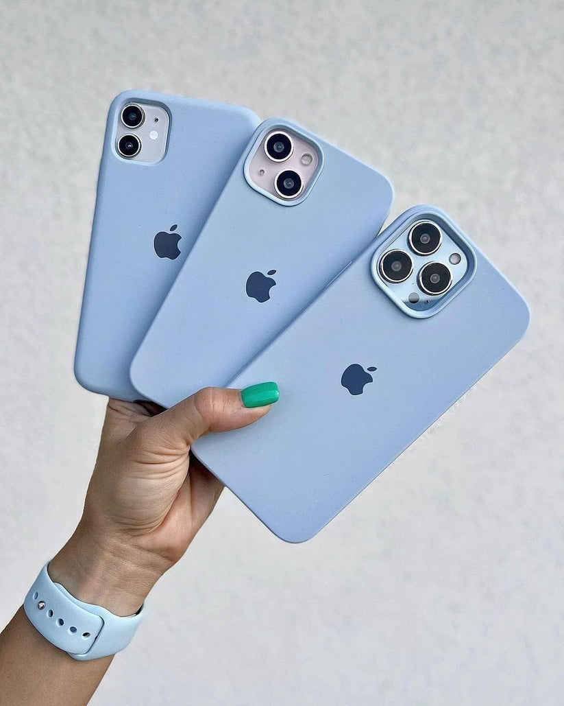 iPhone Silicone Case - Sky Blue