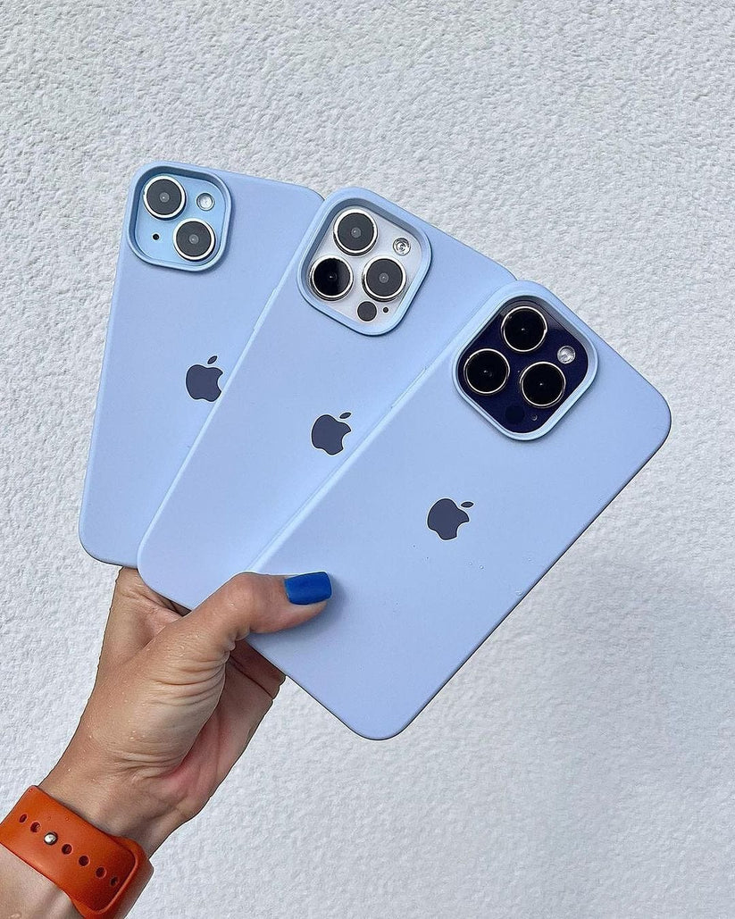 iPhone Silicone Case - Sky Blue