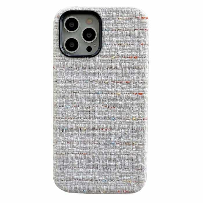 iPhone 14 Plus Fabric Case - White