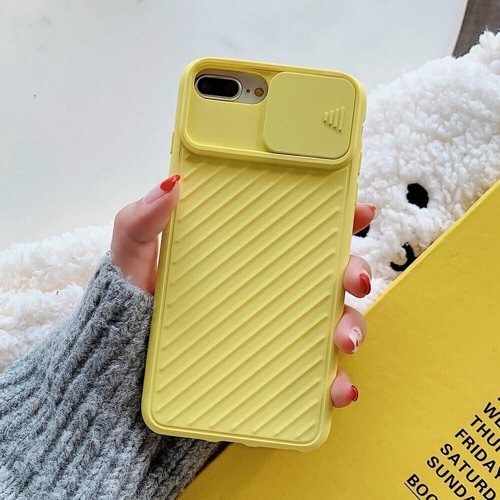 iPhone 12 & 12 Pro Silicone Sutter Case - Yellow