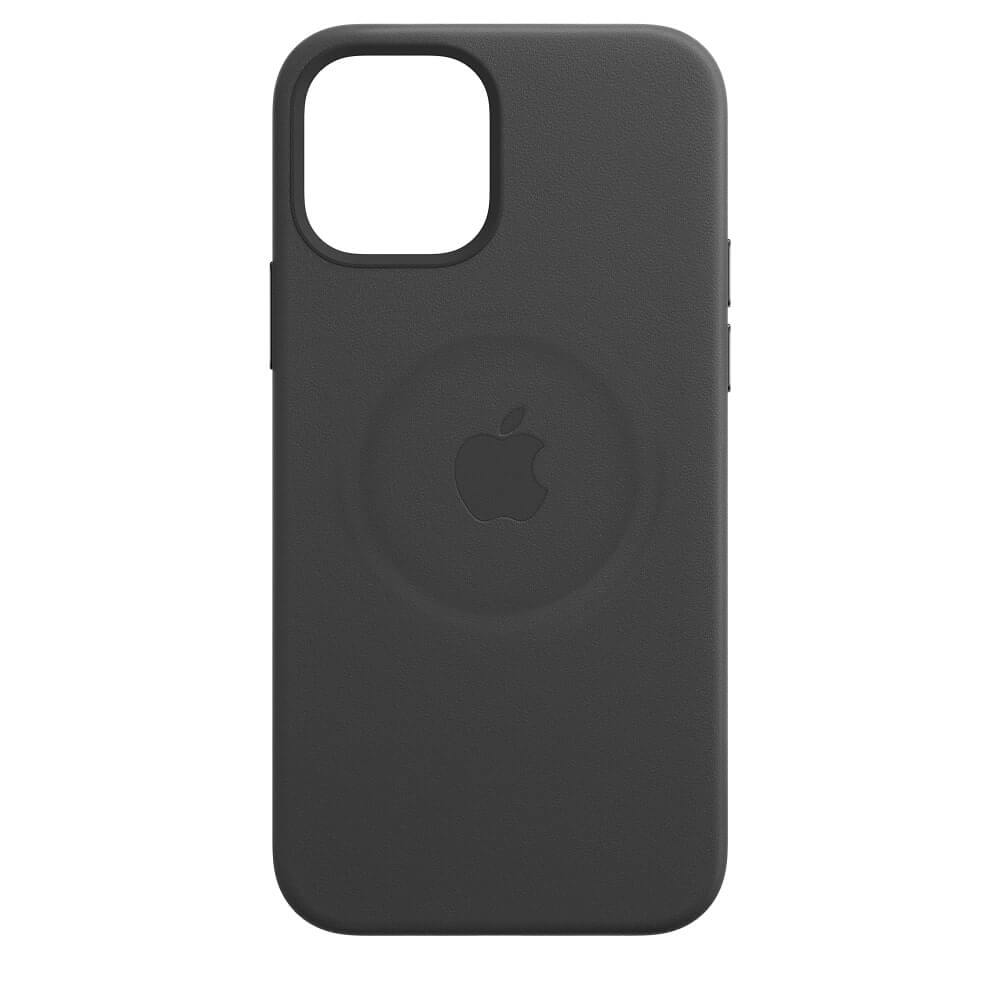 iPhone 12 Pro Max Leather Case - Black