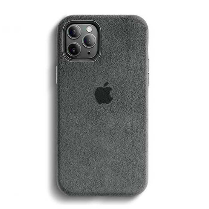 iPhone 14 Pro Alcantara Case - Charcoal Black