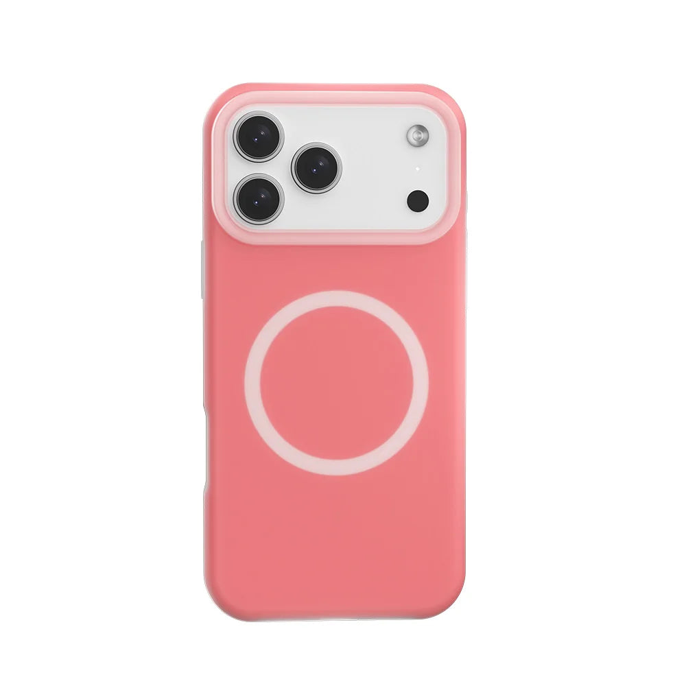 iPhone Jelly Silicone MagSafe Case - Hot Pink
