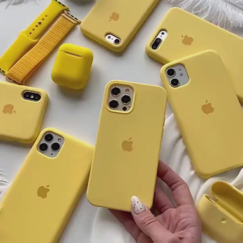 iPhone Silicone Case - Yellow